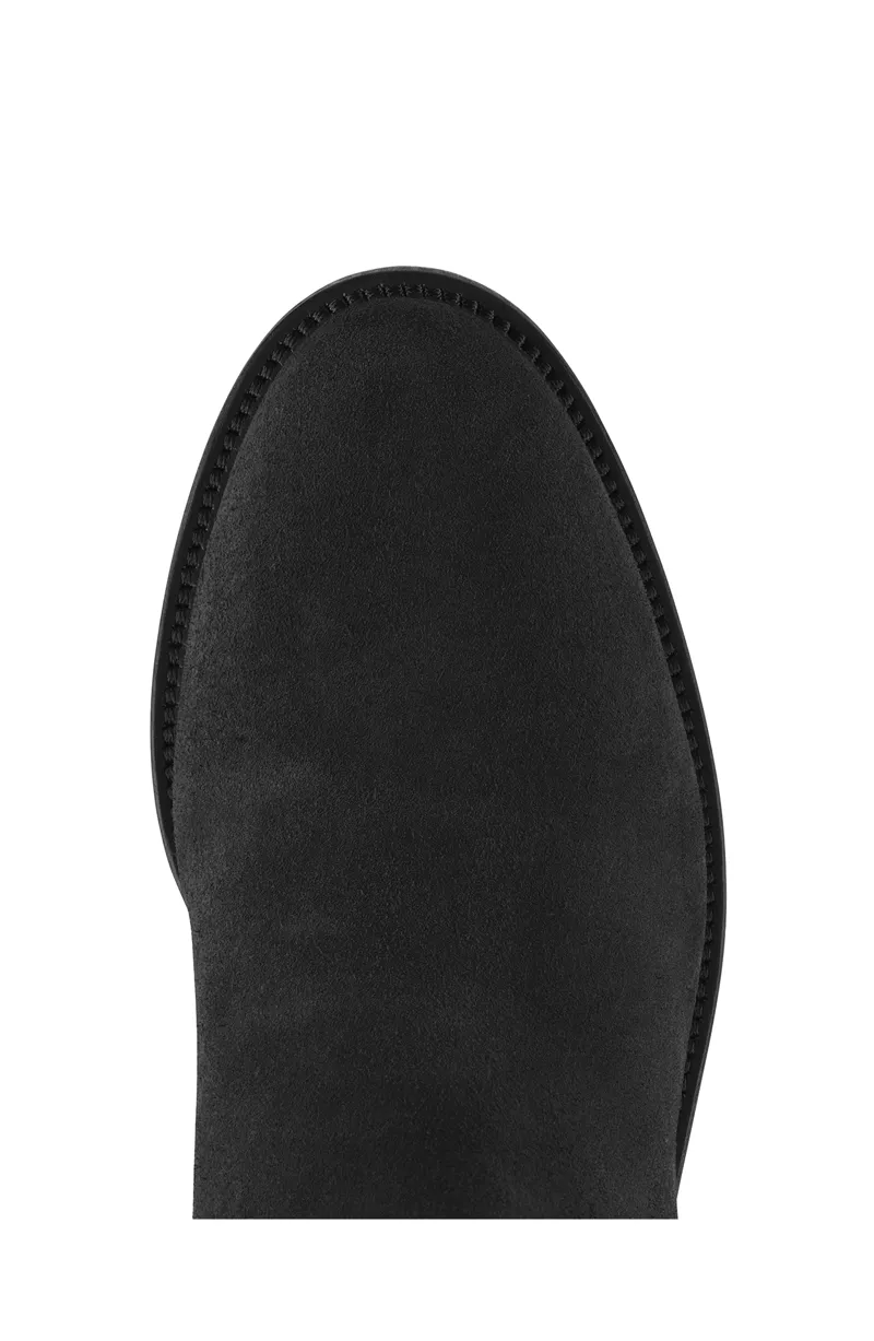 Fairfax and Favor Regina Flat Boots Black Suede-2